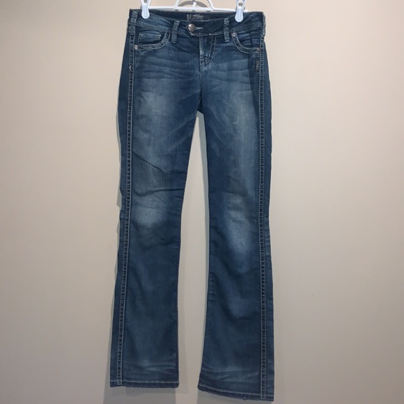 Silvers jeans Tuesday low boot W27/L33 - Picture 2 of 7